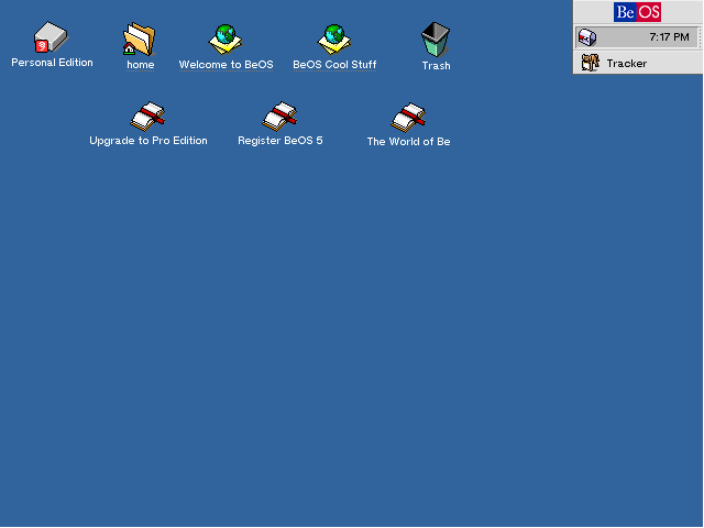 BeOS Desktop