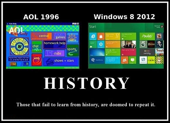 Windows 8 2012 is like AOL 1993