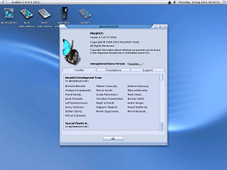 MorphOS 3.1 desktop