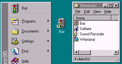 Windows 95 Icon Placement